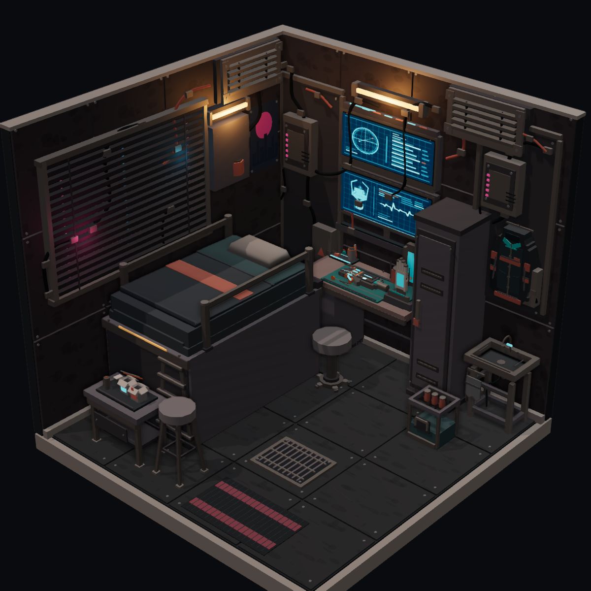 Cyberpunk Apartment