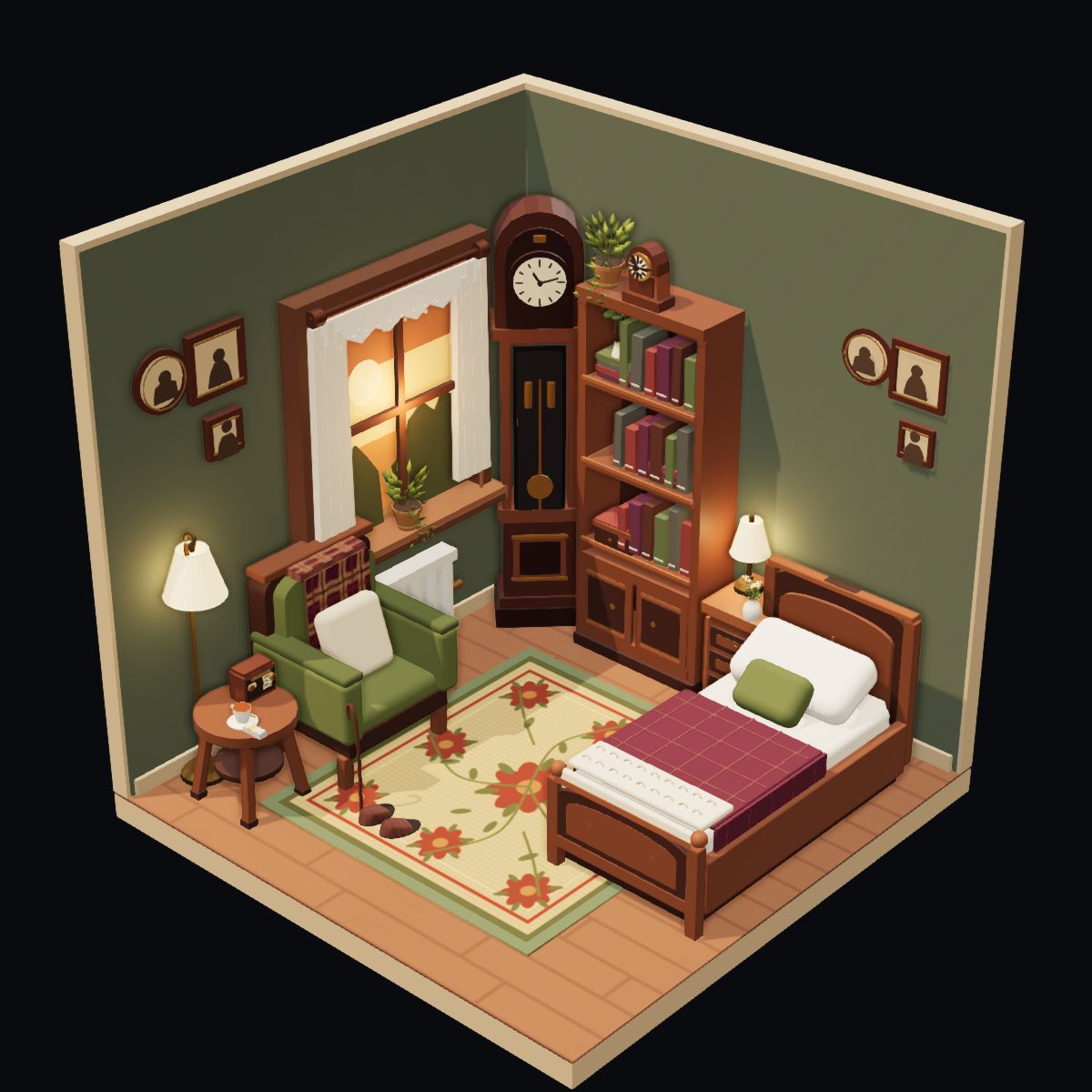 Vintage Bedroom